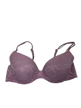 Victoria's Secret angels secret embrace mauve Lace Push-Up Bra size 36D